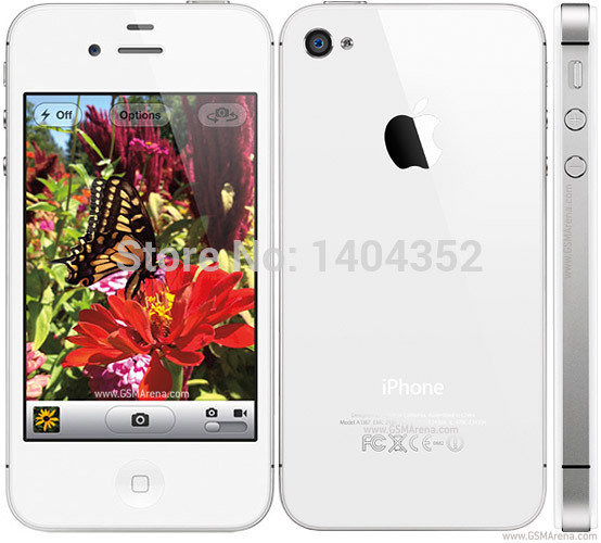 Original Apple iPhone 4S 16GB 3G WIFI GPS 8MP 1080P 3 5 IPS 960x640px Touchscreen Unlocked