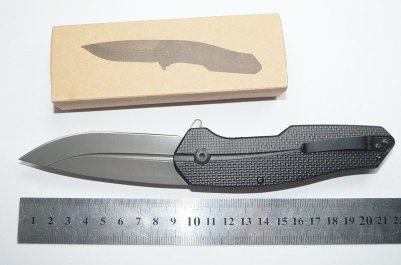2014 new men s SiDiS Siek Tactical Flipper folding knife S35 Titanium coating 58HRC hunting big