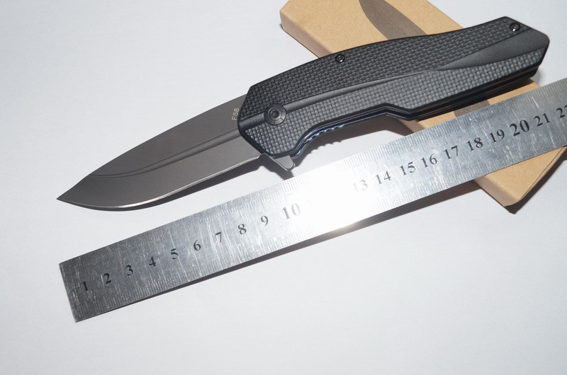 2014 new men s SiDiS Siek Tactical Flipper folding knife S35 Titanium coating 58HRC hunting big