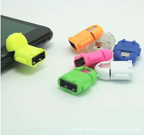 Micro usb to USB OTG adapter for Samsung Galaxy S2 S3 S4 smartphone tablet pc connect