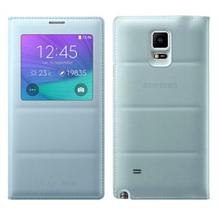 2014 New Luxury Auto sleep Original PU Leather Flip Case For Samsung Galaxy Note 4 Note4