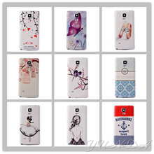 3D cameo For Samsung galaxy note 4 case N9100 Relief painted Eiffel Tower flower pattern Battery back Cover cell phone case