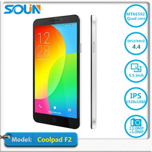 In Stock Original Coolpad F2 8675 4G FDD LTE WCDMA Android 4.4 MSM8939 Octa Core 1.5GHz 2G RAM 5.5 Gorilla IPS 13MP Mobile Phone