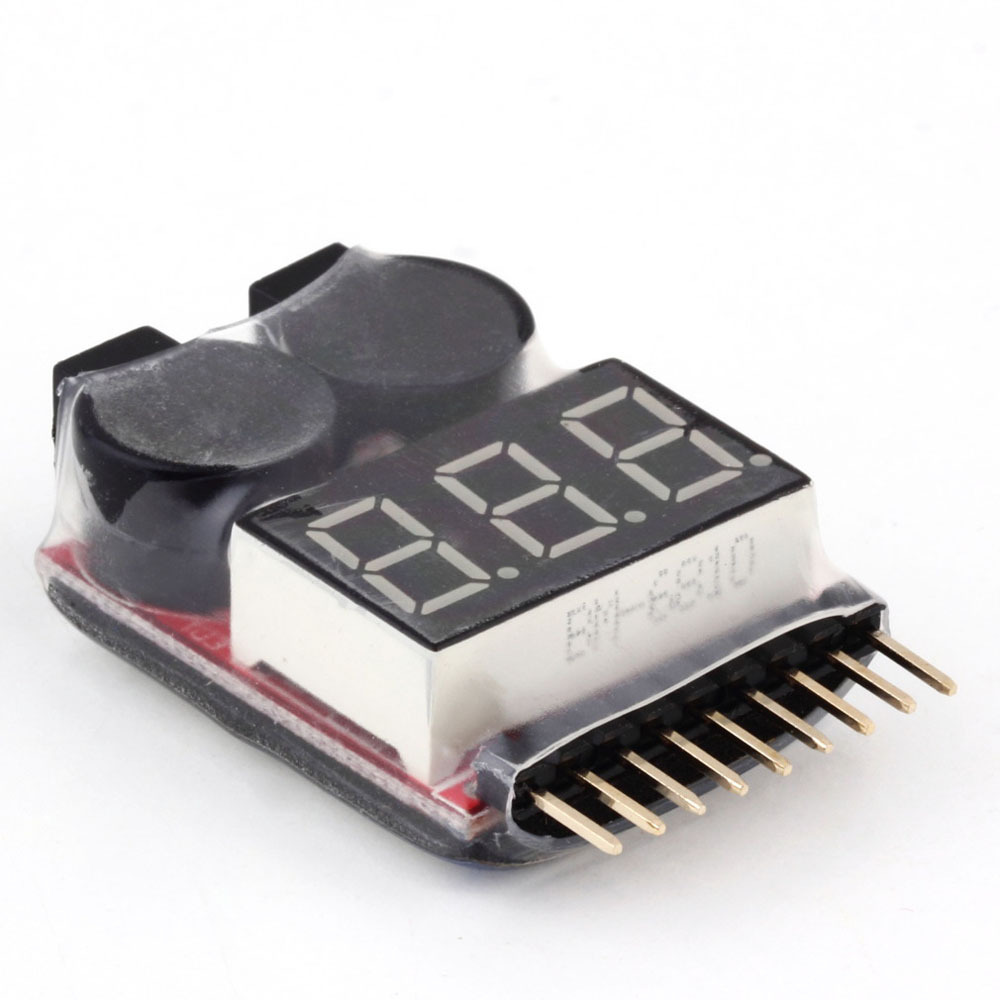 2015 quente Sell1-8S LED baixa tensão Buzzer alarme voltagem Lipo indicado