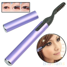Portable Pen Style Electric Heated Makeup Eye Lashes Long Lasting Eyelash Curler