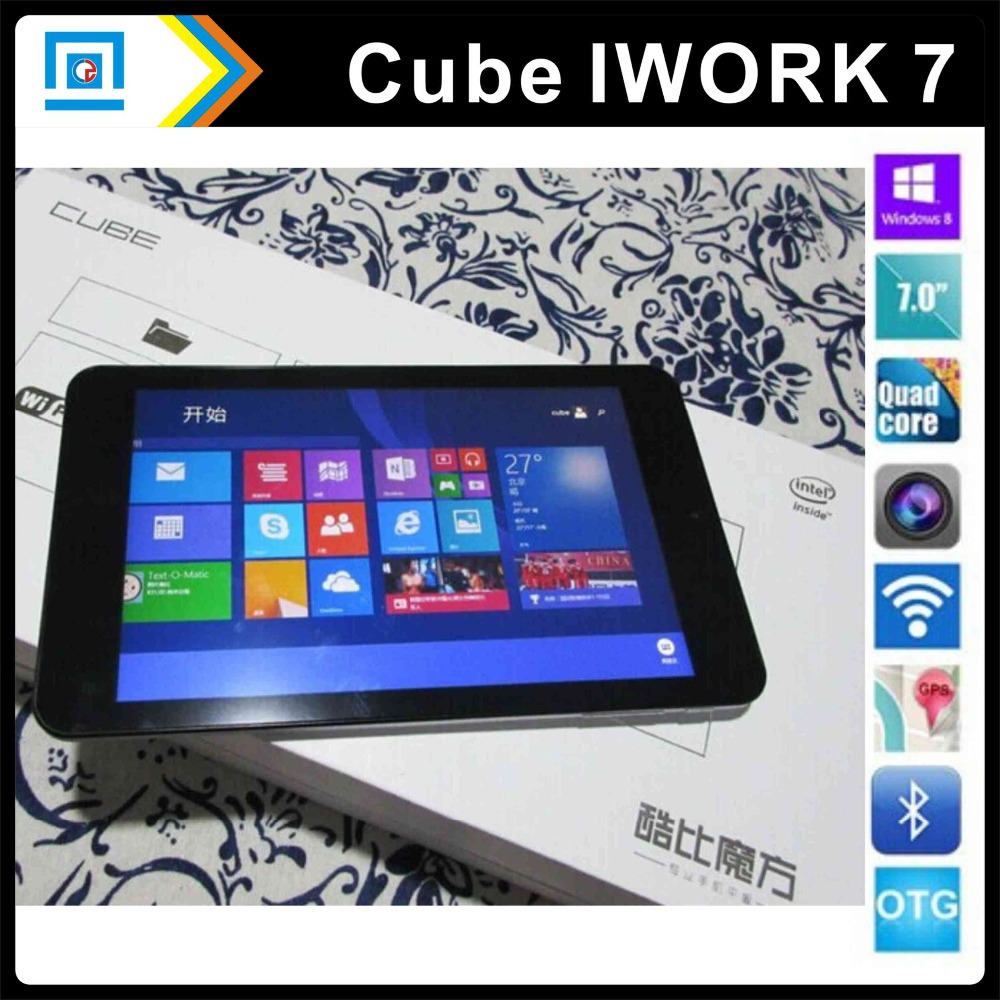 Cube iwork7 U67GT 7 polegada 1 GB 16 GB Windows 8 Tablet originais Quad Core Intel