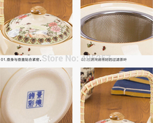Hot 7pcs set Custom Logo kung fu Tea Set Ceramic Tea set Porcelain Teaset Japanese teapot