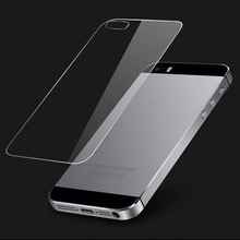 Premium Real Tempered Glass Film Screen Protector Front + Back For iPhone 5 5S Free Shipping