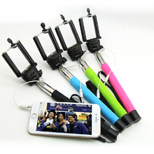 Selfie Tripod 1 4 Screw Extendable Portrait Handheld Shutter Controller Profissional Grooves On Selfie Stick Mobile