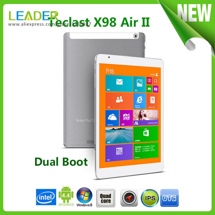 9 7 Teclast X98 Air II Dual Boot Windows 8 1 Android 4 4 tablet pc