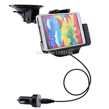 360 Degree Adjustable Car Cigarette Lighter Charging Charger Mount Cradle Holder for Samsung Galaxy Note 3 III GPS Free Shipping