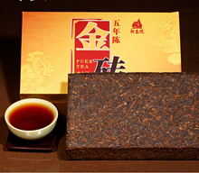 Top grade Free Shipping 1000g gift box yunnan ripe puer tea pu’er brick Chinese tea puerh tea lose weight  products cooked pu er