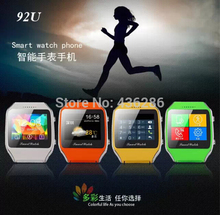 2015 92U Smart Watch GPS Card slot WristWatch for Samsung IOS Android Phone Updated smartq Z