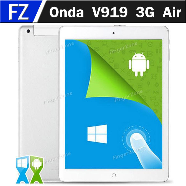 In Stock Onda V919 3G Air 9 7 Dual Boot Tablet PC Retina 2048x1536 Dual OS