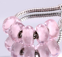 5PCS 925 sterling silver DIY thread Murano Glass Beads Charms fit Europe pandora Bracelets necklaces  /hliaqcpa hyuaqqba F219