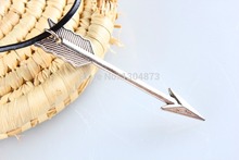 Silver Arrow Necklaces Cupid Pendant Men Necklaces For Men Jewelry New Fashion Charms Wax Cord