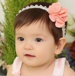 Hot sale adorable little flower hair band infant children baby cotton headband hair jewelry photographed Hundred