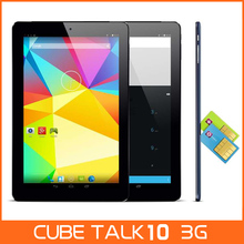 Original Cube Talk10 Talk 10 U31gt 3G 10.1″ Tablet PC MTK8382 Quad Core IPS 1280×800 Screen Dual Cameras Android 4.4 OTG WCDMA
