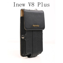 new Universal Original Remax Leather Case for Inew V8 Plus MTK6592 Octa Core Mobile Phone 5.5inch  Phones cases , Free Shipping