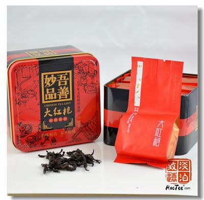 Oolong Tea Dahongpao 7 bags in one box Da hong pao Tea High aroma Wuyi cliff