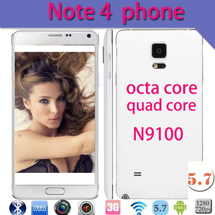 7 MTK6592 Quad core note4 N910 Smartphone Octa core note 4 phone 2GB RAM 5 Android