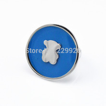 Toonykelly BR101 Stainless Steel Unadjustable Red Bear Finger Multicolor Ring Jewelry Top grade Plated Cute Animal