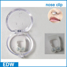 2015 Retail $0.95 Nose Clip Device Magnets Silicone Snore Night Tray Silicone Apnea Anti Snoring Aid Snore Stopper Free Shipping