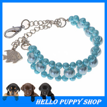 Free Shipping Hot Selling Pet Jewelry Accessory Dog Pearl Collar Chain Puppy Dog Necklace