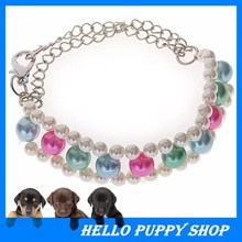 Free Shipping Hot Selling Pet Jewelry Accessory Dog Pearl Collar Chain Puppy Dog Necklace