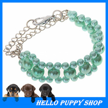 Free Shipping Hot Selling Pet Jewelry Accessory Dog Pearl Collar Chain Puppy Dog Necklace