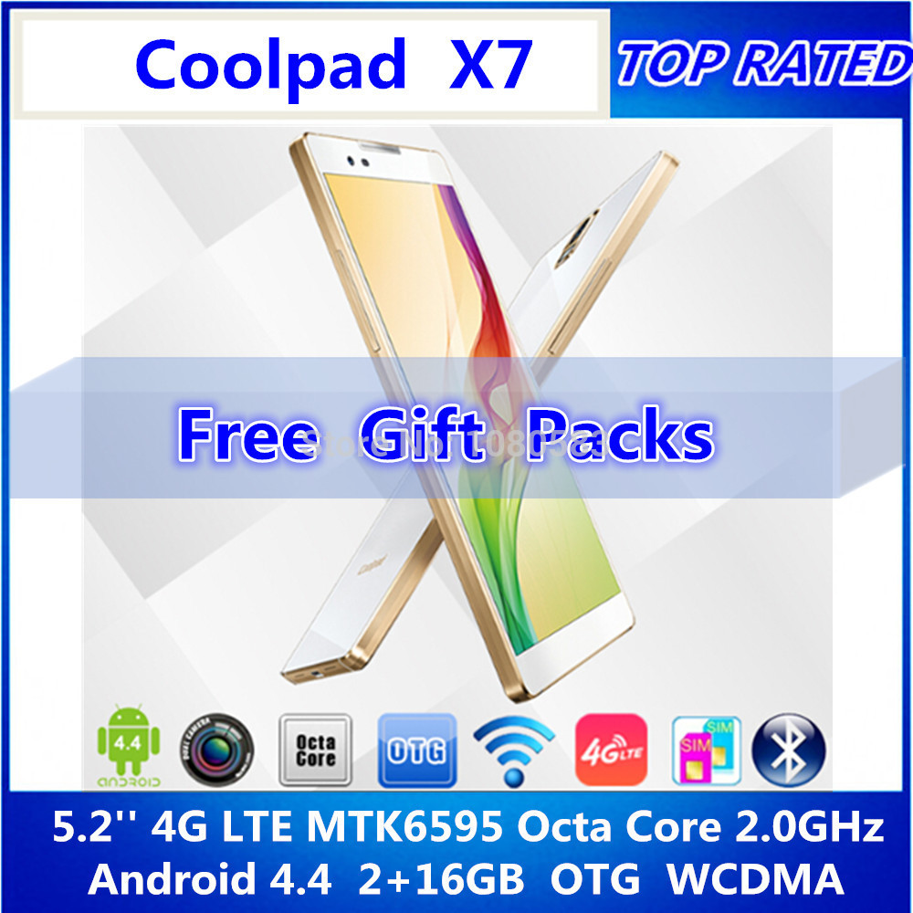 Original 5 2 Coolpad X7 Presale Phone LTE 4G MTK6595 Octa Core 2GB RAM 16GB ROM