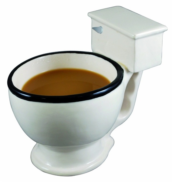Free shipping Toilet Mug Coffee Tea Cup Cereal Sundae Bowl Candy Dish Unique Great Gifts