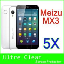 5X New High Quality Original MEIZU MX3 Android Smartphone 5.1″ FHD Ultra Clear Screen Protective Film,meizu mx3 Screen Protector