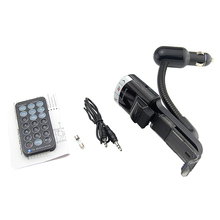 Bluetooth Handsfree FM Transmitter Car Kit MP3 Music Player Multi functional Phone Mount Holder For iPhone