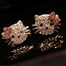 Beautifully designed fashion hot super cute Hello Kitty cute little kitty earrings for women
