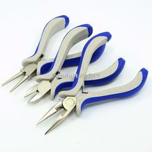 3pcs Pliers Sets Tools Sets Round Nose Side Cutting Pliers And Wire Cutters For DIY Jewelry Blue 110~125x70mm
