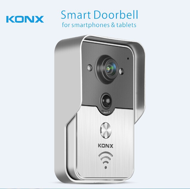 Smart WiFi video doorbell for smartphones tablets wireless video door phone IP Wi Fi camera