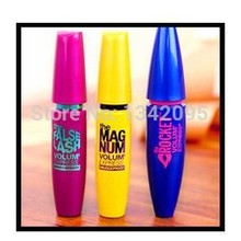 hot  3pcs/lot blue purple yellow colossal Volume Express Makeup Curling They’re real Mascara brand waterproof Eyelashes