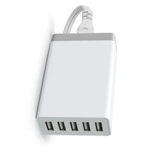  EU Plug 40W 5V 8A 5 Ports USB Charger For iPhone6 iPad Smart Phone