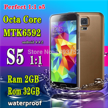 Best Quality MTK6592 S5 Phone Octa Core 2GB RAM 32GB ROM Android G900 i9600 phone 5.1″1920*1080 IPS 16MP