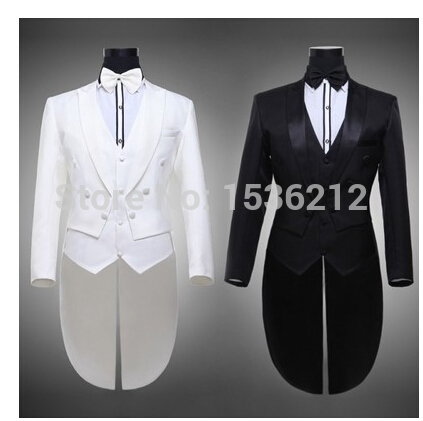 Arrylinfashion вилочная часть обычный участие в спектаклях костюм мужская смокинг чёрно-белый свадьба приталенный Fit костюм пальто блейзер