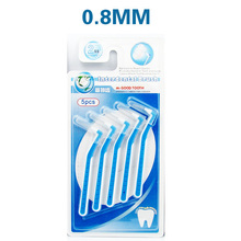 2015 5pcs set Interdental Brush 0 8mm 1 0mm 1 2mm Toothbrush Floss High Strength Brush