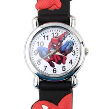 1pcs Cute Cartoon 3D Sports Watch Fashion Red Spiderman Child Wrist Watch Children Watch Gift Wholesale