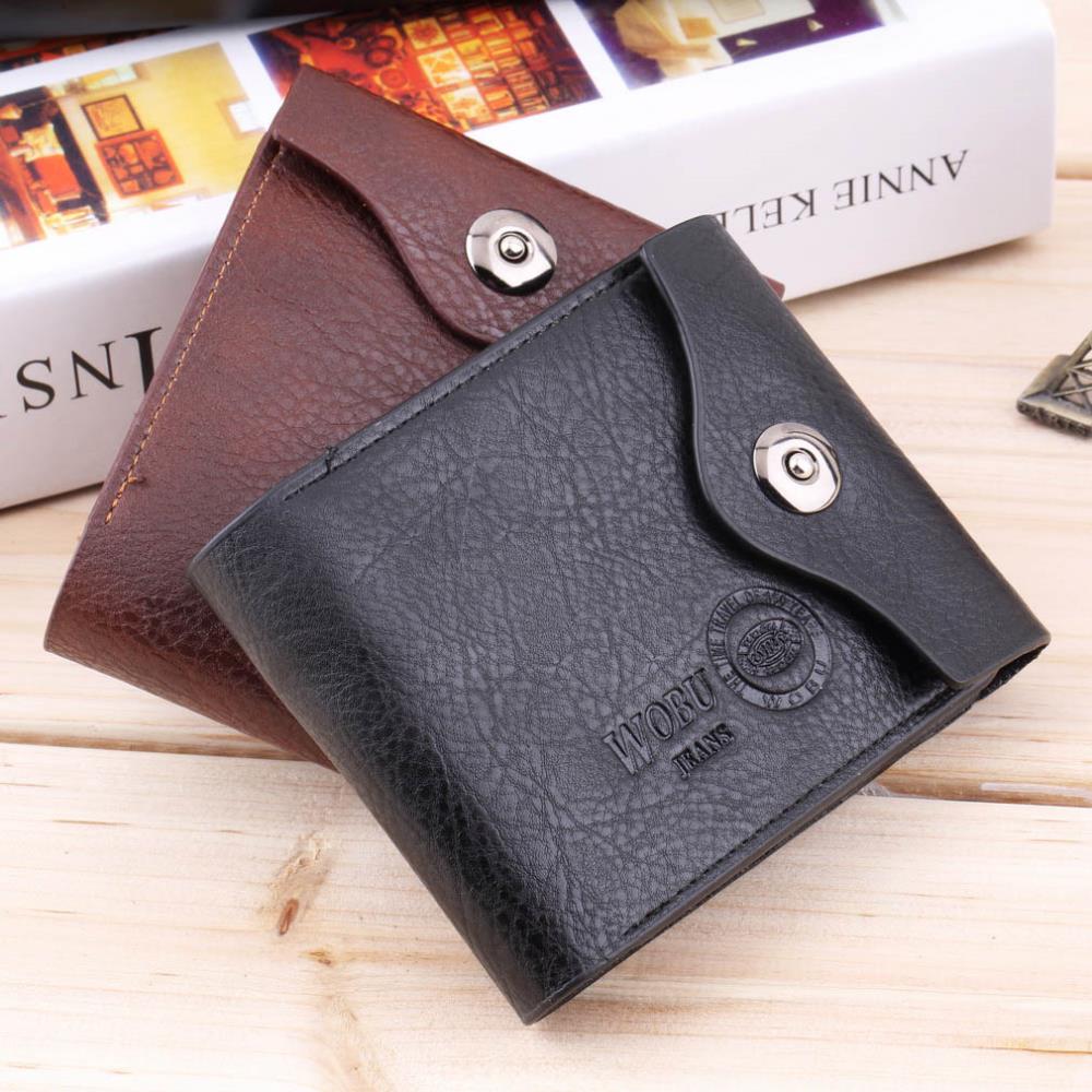 Promotion Casual Wallets For Men New Design Leather Top Purses Men Wallet With Coin Bag 
