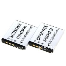 New Accessories & Parts 2PCS 3.7 V 1400mAh NP-50 NP50 rechargeable Camera Battery for Fujifilm FinePix X10 X20 XF1 F900EXR