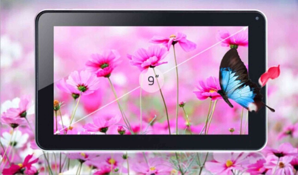 2015 new hot tablet 9 polegada Allwinner A33 Quad core android4 4 bluetooth Dual camera 9