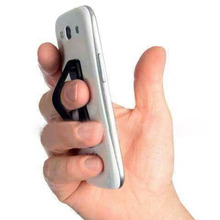 Universal Mobile Phone Finger Holder Cell Phone Sling Rubber Grip One Handed Anti slip Tablet Phone Holder Secure Comfortable