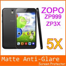 5pcs lot Octa Core 4G LTE Phone 5 5 Zopo ZP3X Screen Protector Matte Anti Glare