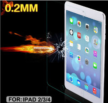 Premium Crystal Clear Tempered Glass Screen Protector For IPad 2 3 4 Protective Film with Retail