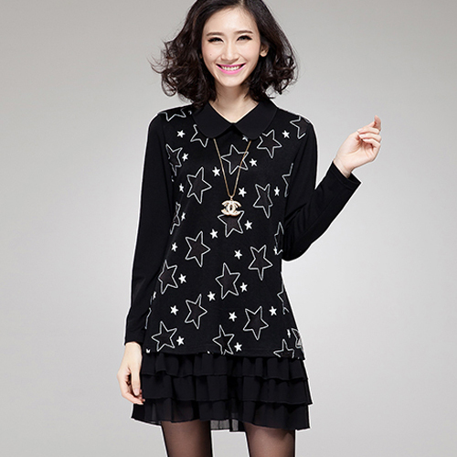 ... dresses long sleeve Cotton Chiffon Casual dress from Reliable dresses